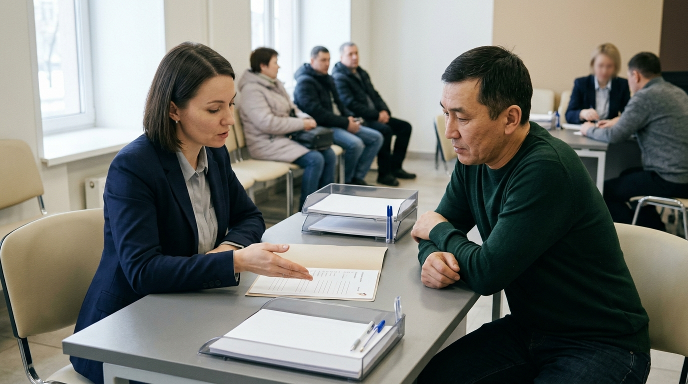 Чет өлкөлүк адис жана кадр кызматкери РВП үчүн документтерди талкуулоодо
